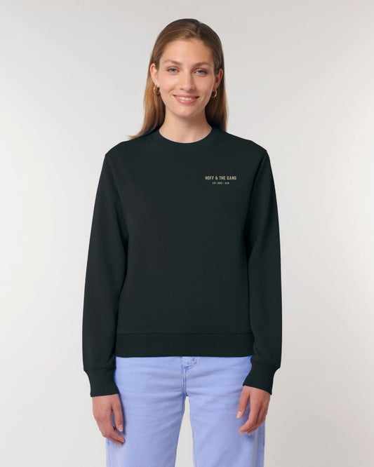 Damen Basic Sweatshirt "HOFF & THE GANG" Black
