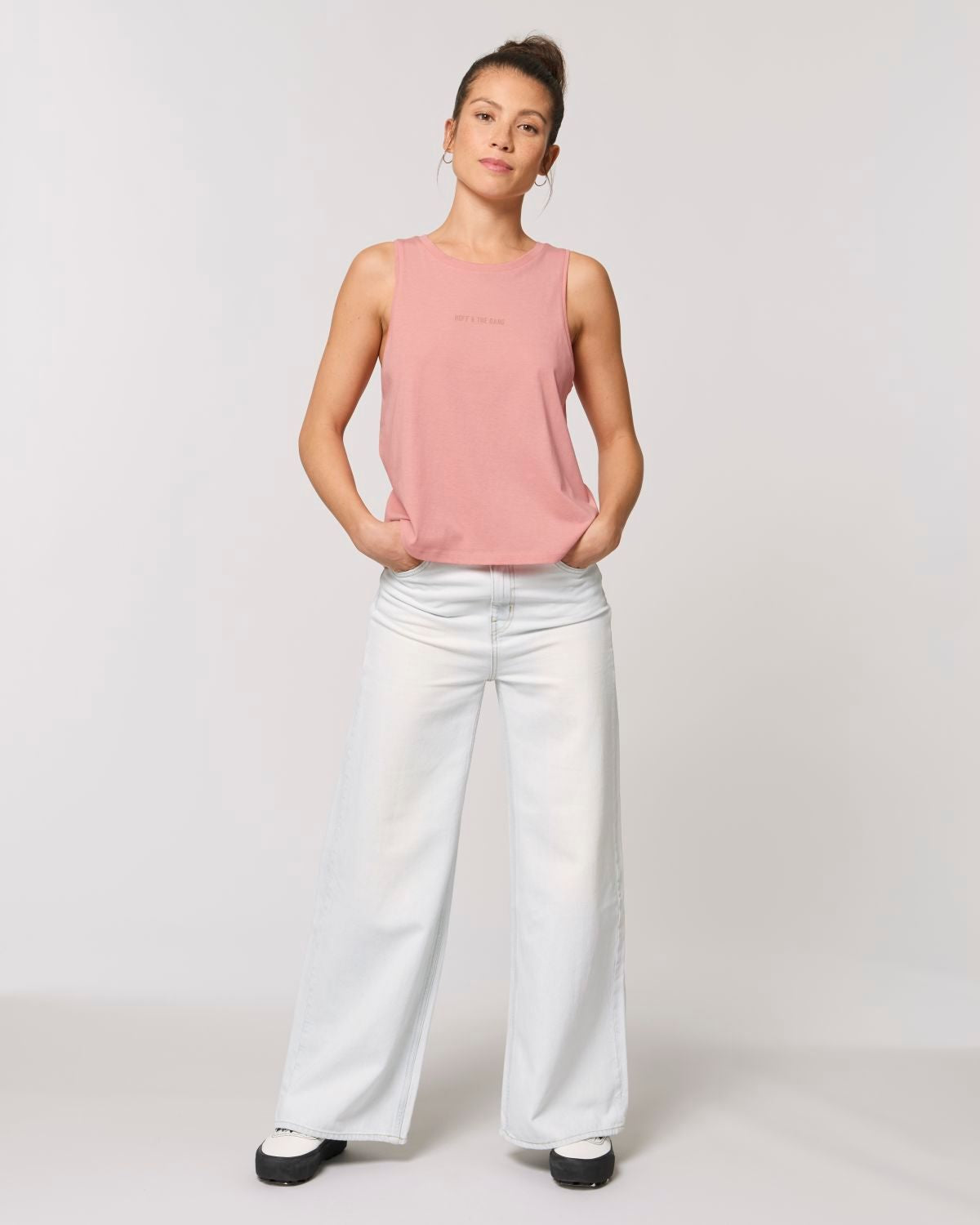 Damen Basic Tanktop "HOFF & THE GANG" Canyon Pink