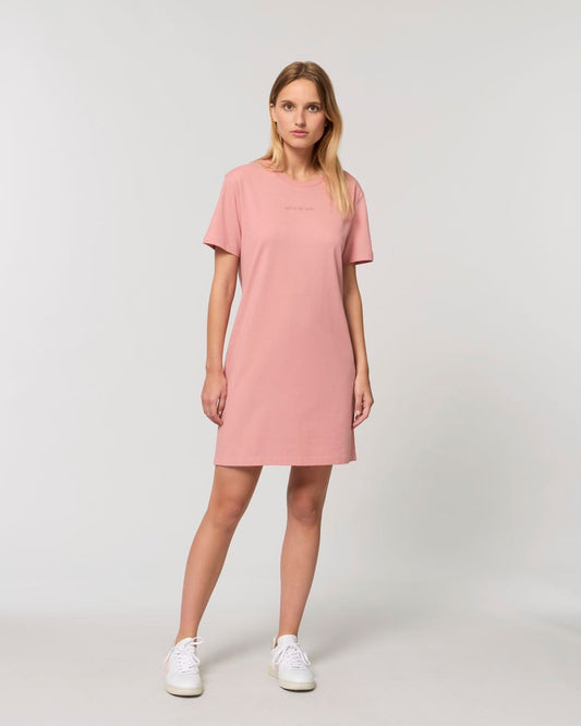 Damen T-Shirt Kleid "HOFF & THE GANG" Canyon Pink
