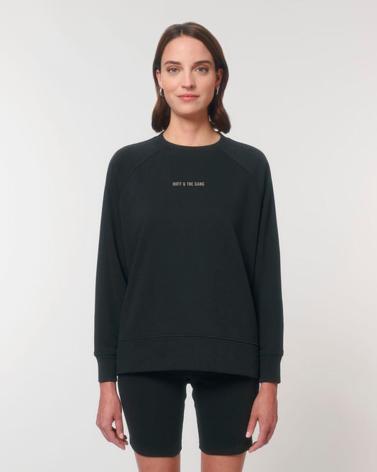 Damen Crewneck Sweatshirt "HOFF & THE GANG" Black