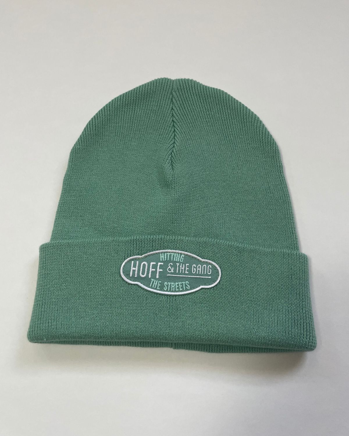 Damen Rib Beanie "Limited" Dusty Mint