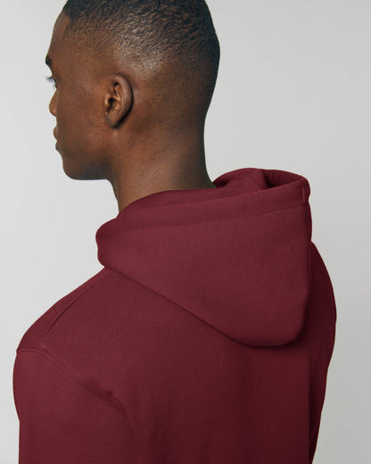 Herren Basic Hoodie "HOFF & THE GANG" Burgundy